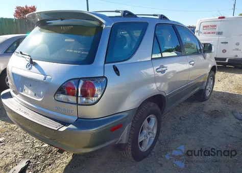 2002 Lexus Rx 300 z USA, uszkodzony, nr VIN JTJHF10U720263970